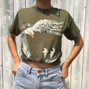 Vintage Wolf Eagle Shirt